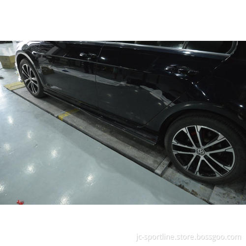 Volkswagen Golf 7 VII MK7 R/R-Line Carbon Side Skirt Extension Lip 2014-2019